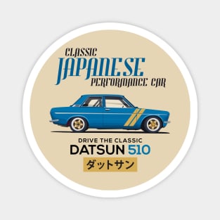 Datsun 510 - Classic Japanese Car Magnet